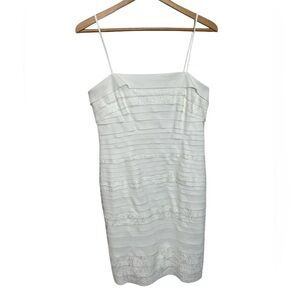 A3- White Tier- Connected Apparel - size 12 - form fitting dress